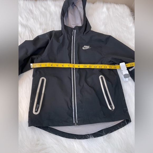 Nike Just Do It Black Hooded Windbreaker Jacket 6 - Picture 5 of 11